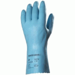 GANTS DE MANUTENTION EUROCHEM L5210 COTON ENDUIT LATEX BLEU - 10 - COVERGUARD