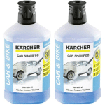 LOT DE 2 SHAMPOINGS DE VOITURE 3 EN 1 (1L) POUR NETTOYEUR HAUTE PRESSION KARCHER 629575002