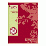 LOT DE 5 - CAHIER RECYCLÉ PIQUÉ CLAIREFONTAINE FOREVER 17 X 22 CM PETITS CARREAUX 96 PAGES