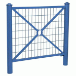 BARRIÈRE PROVINCE GRILLAGÉE 1.07 M AGORA - ZINC BLEU 5010 - PROCITY