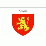 DRAPEAU AVEYRON : DIMENSIONS - 100 X 150 CM