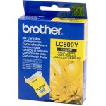 LOT DE 2 CARTOUCHES ENCRE COMPATIBLE BROTHER LC800Y JAUNE