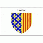 DRAPEAU LOZÈRE : DIMENSIONS - 100 X 150 CM