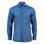 J.HARVEST & FROST PB142 OXFORD CHEMISE SLIM FIT HOMMES BLEU - TAILLE S