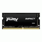 KINGSTON FURY IMPACT - DDR4 - KIT - 32 GO: 2 X 16 GO - SO DIMM 260 BROCHES - 2666 MHZ / PC4-21300 - MÉMOIRE SANS TAMPON