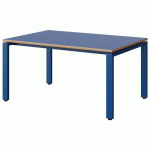 TABLE MALIBU 120X80 T3 SOUDÉ STRA ALAISÉ BLEU U525/BLEU 5005