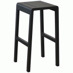 TABOURETS HAUTS ANTONINO - GRAPHITE