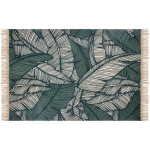 ATMOSPHERA - TAPIS JUNGLE 120X170 COTON - VERT