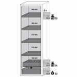 ARMOIRE SÉCURITÉ S-CLASSIC-90 S90.196.060.R JAUNE