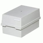 BOÎTE À FICHES DIN A4 - GRIS LUMIÈRE