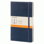 CARNET MOLESKINE RIGIDE 13 X 21 CM IVOIRE LIGNÉ 240 PAGES - BLEU NUIT