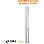 ESPA LEADER - POMPE A EAU SUBMERSIBLE SATURN4 03 13M 1400W 5100L/H
