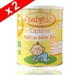 LAIT BEBE BABYBIO BABYBIO OPTIMA 2 - DÈS 6 MOIS - PRODUIT BIO X2