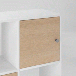 LOT DE 2 PORTES ET 2 FONDS MAXICUBE CHÊNE CLAIR