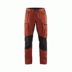PANTALON DE TRAVAIL MAINTENANCE +STRETCH ROUGE/NOIR C58 - BLAKLADER