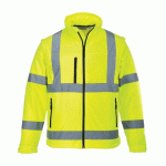 PORTWEST S428 BLOUSON HIVIS SOFTSHELL (3 COUCHES) JAUNE - TAILLE XS
