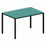 TABLE LOKI 120X80X75 CM MOUSSE/NOIR