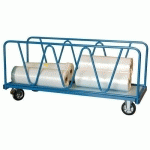 CHARIOT FIMM 1200 KG 1600X800 MM 2 RIDELLES ROUES RECTANGLE - FIMM