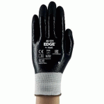 GANTS ANTI-COUPURE EDGE® 48-929 - OLÉOFUGE - ENDUCTION TOTALE NITRILE - T8 ANSELL
