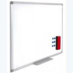 JUVENILIA TABLEAU BLANC MAGNÉTIQUE LAQUÉ CADRE ALU - DIMENSIONS L90XH60 CM