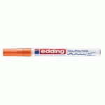 MARQUEUR PEINTURE EDDING 751 - POINTE OGIVE MOYENNE - ORANGE - EDDING