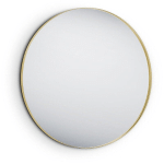MIRRORS AND MORE - BRITNEY - MIROIR AVEC CADRE - OR - Ø 80CM - OR