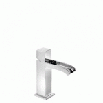 MITIGEUR LAVABO AVEC ROBINET CASCADE BEC OUVERT CHROMÉ CUADRO-TRES - TRES 00611002D