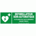 PANNEAU DÉFIBRILLATEUR SEMI-AUTOMATIQUE