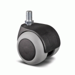 ROULETTE PIVOTANTE POUR TABLES ET BUREAUX AVEC TIGE FILETÉE 10X15 MM - SANS FREIN TENTE