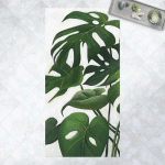 MICASIA - TAPIS EN VINYLE - FAVORITE PLANTS - MONSTERA - PORTRAIT 2:1 DIMENSION HXL: 120CM X 60CM