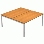 BUREAU BENCH FAST 4 PIEDS SECTION CARRÉ 120X164 CM - AULNE