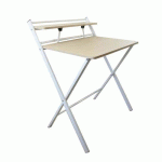 BUREAU PLIABLE HOMY BLANC/HÊTRE - UNILUX