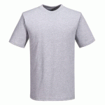 LOT DE 3 - PORTWEST B195 T-SHIRT PREMIUM TURIN GRIS CHINÉ - TAILLE M