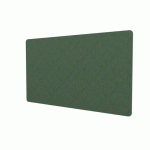 PANNEAU ACOUSTIQUE MURAL NAEL EN PET 12 MM - AVEC CHÂSSIS AU DOS - FORME RECTANGLE - L 210 X H 120 CM - VERT AVOCAT