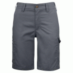 PROJOB 2529 SHORT PRIO POLYCOTON FEMME GRIS - TAILLE 50