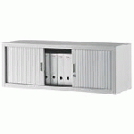 RÉHAUSSE À RIDEAUX ECO-CONÇUE CLASSIQUES GRIS H 44 X L 120