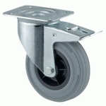 ROULETTE PIVOTANTE AVEC FREIN FORCE:70 KG H HT:108 MM - TENTE