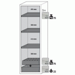 ARMOIRE SÉCURITÉ S-PHOENIX VOL.2-90 S90.196.060.FDAC BLANC - ASECOS