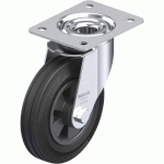 BLICKLE - ROULETTE PIVOTANTE Ø 160MM BANDAGE CAOUTCHOUC SBR 135KG - LE-VPP 160R