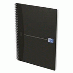 CAHIER SPIRALES OXFORD SMART BLACK ESSENTIALS - A4 21 X 29,7 CM - PETITS CARREAUX - 180 PAGES