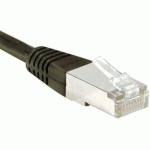 CORDON RJ45 BUDGET CATÉGORIE 6 F/UTP NOIR - 15 M