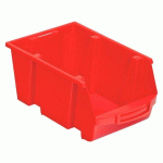LOT DE 24 - BACS À BEC ÉCONOMIQUES VISO ROUGE - 10 LITRES