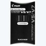 PILOT POCHETTE DE 3 RECHARGES POUR V5/V7 BEGREEN ENCRE NOIRE