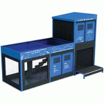 POULAILLER ET POTAGER URBECOL - IPRA/ALU BLEU 5015 BRILLANT - URBEMOB