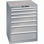 ARMOIRE GRIS PIGEON 717X725X850 AVEC 7 TIR. 200KG - LISTA