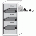 ARMOIRE SÉCURITÉ S-CLASSIC-90 S90.129.060.WDASR JAUNE