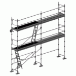 ÉCHAFAUDAGE FAÇADIER DUO-45 - LOT 42 M2