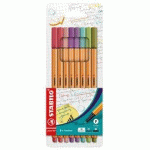 LOT DE 3 - FEUTRE À POINTE FINE POINT 88, ÉTUI CARTON DE 8