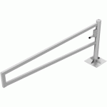 BARRIÈRE PIVOTANTE GALVANISÉE CHEVILLER SERRURE-2500MM - SCHAKE
