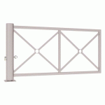 BARRIÈRE TOURNANTE DÉCORATIVE 2.01 M - GRIS 7044 - PROCITY